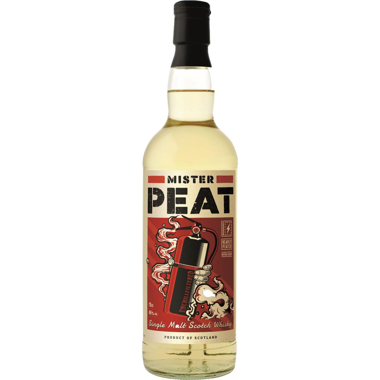 Mister Peat Heavily Peated Single Malt Whisky 46% 0,7l