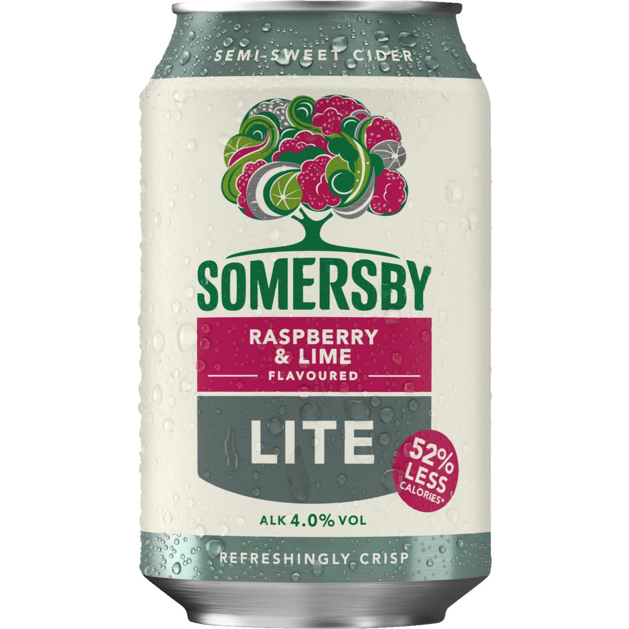 Somersby Rasberry Lime Lite 4,5 % 20x0,33l